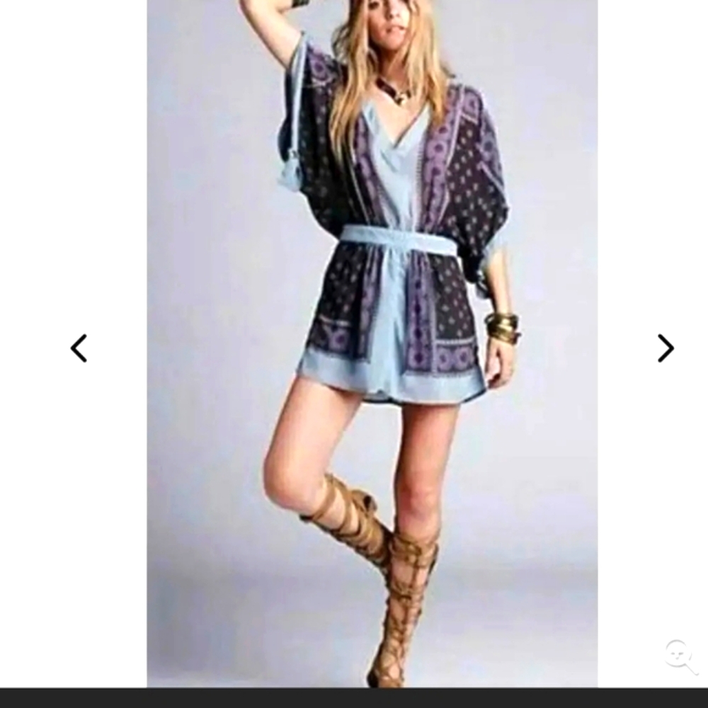 NWOT M SOLD OUT FREE PEOPLE Bhemian Floral Dress - Picture 2 of 4